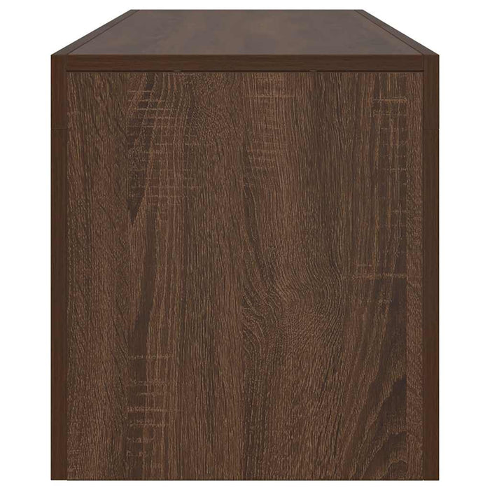 Mobile Porta TV con Luci LED Rovere Marrone 140x36,5x40 cm cod mxl 51733