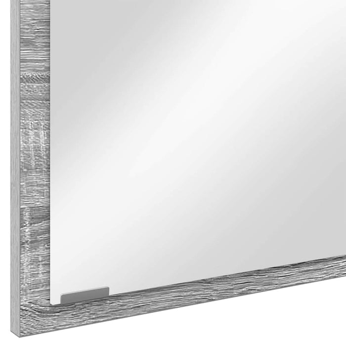 Specchio-Specchio per Bagno Grigio Sonoma 90 x 8,5 x 37 cm Legno multistrato