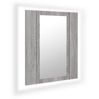 Mobile da Bagno Grigio Sonoma 40x12x45cm in Legno Multistrato 822834