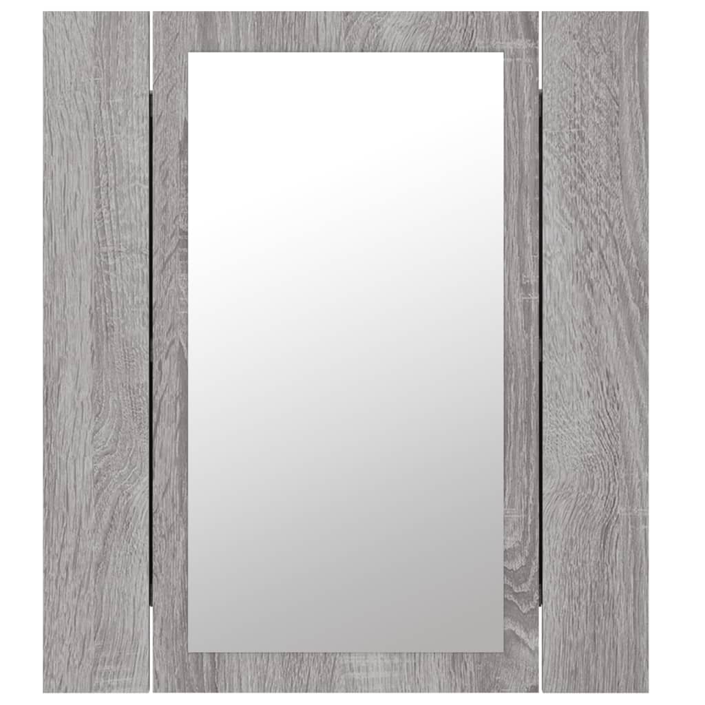 Mobile da Bagno Grigio Sonoma 40x12x45cm in Legno Multistrato 822834
