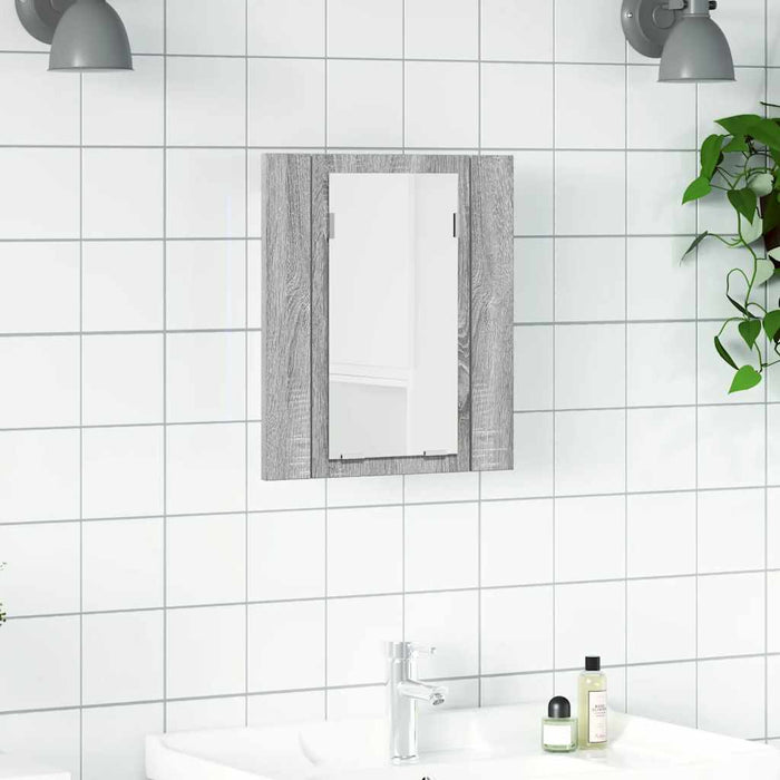 Mobile da Bagno Grigio Sonoma 40x12x45cm in Legno Multistrato 822834