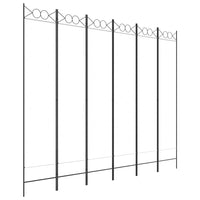 Divisorio a 4 Pannelli Bianco 240x200 cm Tessuto 350158