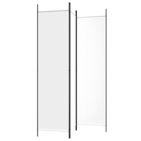 Divisorio a 3 Pannelli-Set di 3 pannelli Paravento bianco 150x200 cm in Tessuto