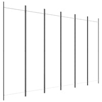 Divisorio a 6 Pannelli Bianco 300x200 cm Tessuto 350190