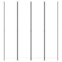 Divisorio a 4 Pannelli-Set di 4 pannelli Paravento Bianco 200x220 cm Tessuto