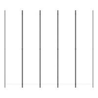 Divisorio a 5 Pannelli-Set di 5 pannelli Paravento Bianco 250x220 cm Tessuto