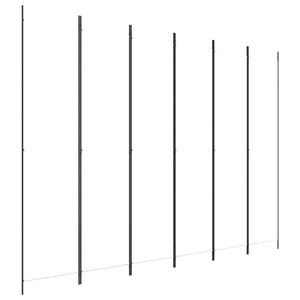 Divisorio a 4 Pannelli-Set di 4 pannelli Paravento Bianco 300x220 cm Tessuto