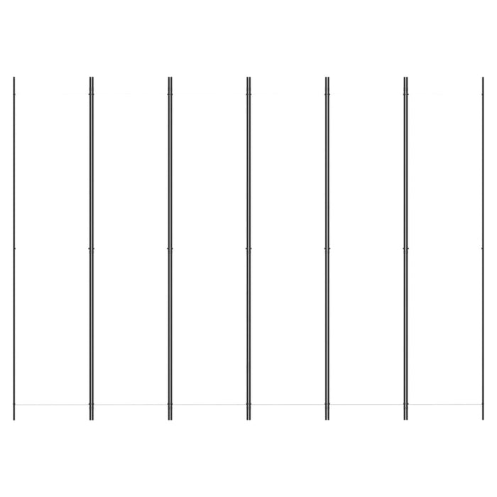 Divisorio a 4 Pannelli Bianco 300x220 cm Tessuto