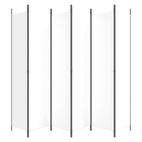 Divisorio a 4 Pannelli Bianco 300x220 cm Tessuto 350206