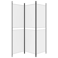 Divisorio a 3 Pannelli bianco 150x180 cm in Tessuto 350210
