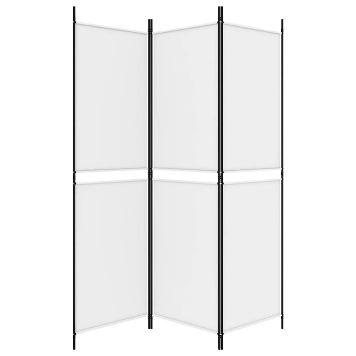 Divisorio a 3 Pannelli bianco 150x180 cm in Tessuto 350210
