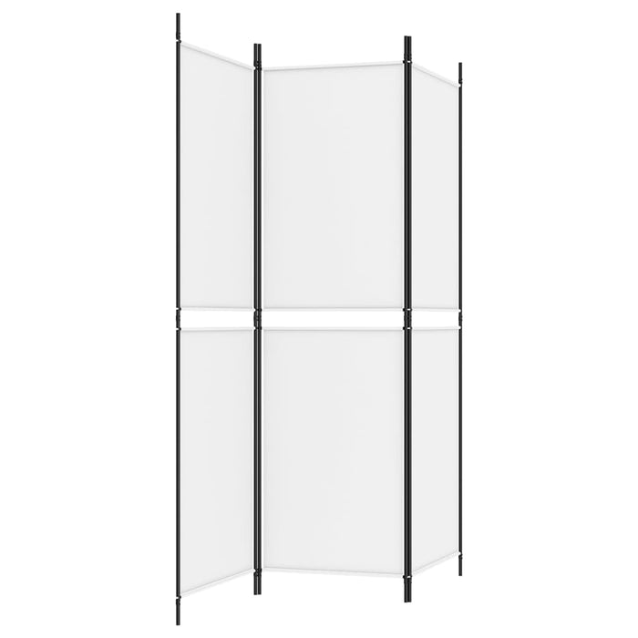 Divisorio a 3 Pannelli bianco 150x180 cm in Tessuto 350210