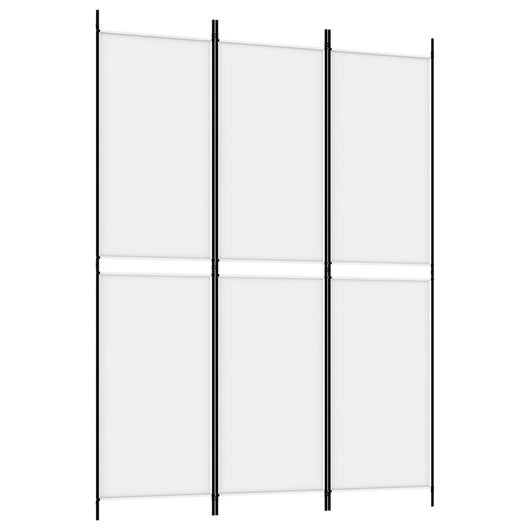 Divisorio a 3 Pannelli bianco 150x200 cm in Tessutocod mxl 118555