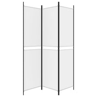 Divisorio a 3 Pannelli bianco 150x200 cm in Tessuto 350226
