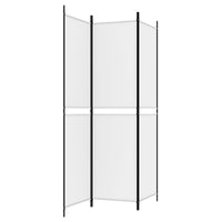 Divisorio a 3 Pannelli bianco 150x200 cm in Tessuto 350226