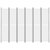 Divisorio a 4 Pannelli Bianco 300x220 cm Tessuto 350254