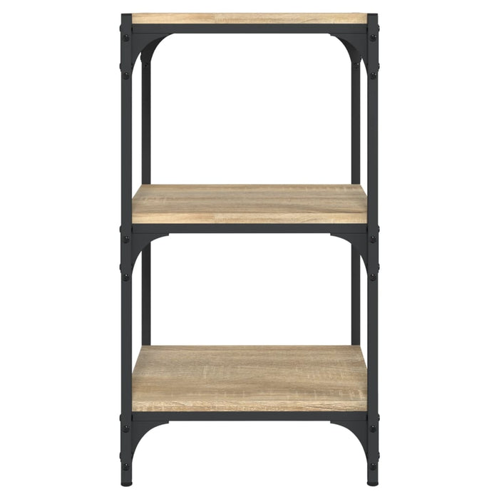 Libreria Rovere Sonoma 40x33x70,5cm Legno Multistrato e Acciaio cod mxl 16331