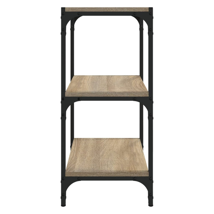 Libreria Rovere Sonoma 40x33x70,5cm Legno Multistrato e Acciaio cod mxl 16331