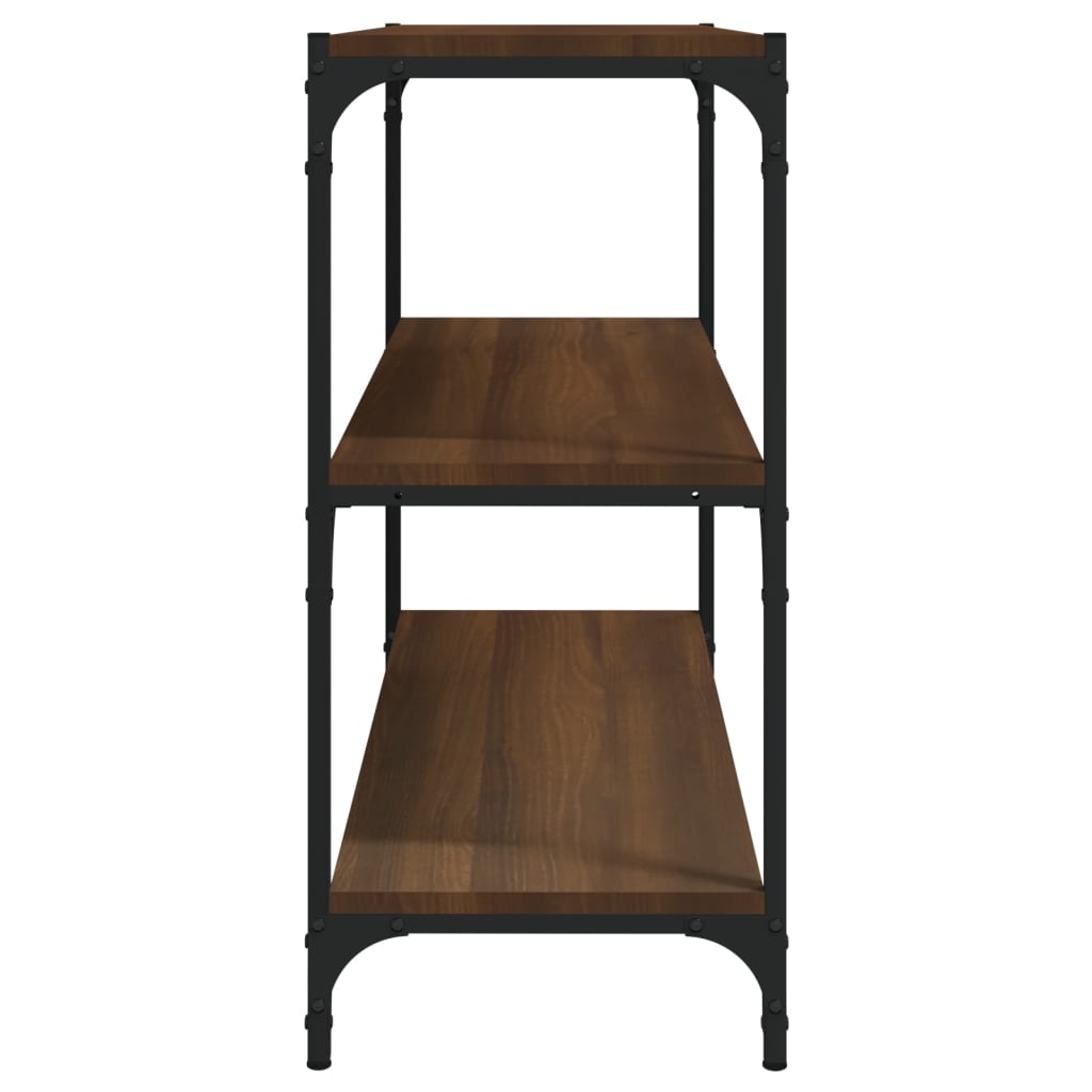 Libreria Rovere Marrone 80x33x70,5 cm Legno Multistrato Acciaio 819341