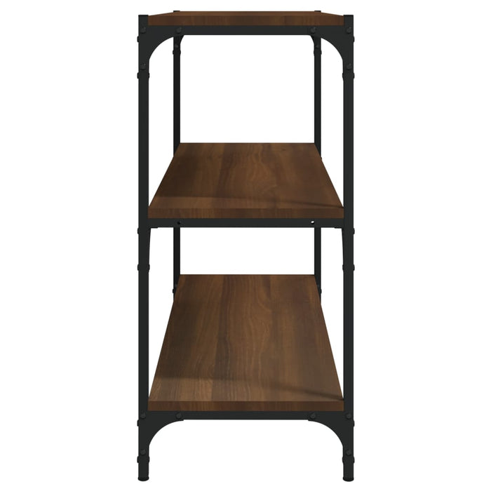 Libreria Rovere Marrone 80x33x70,5 cm Legno Multistrato Acciaio 819341