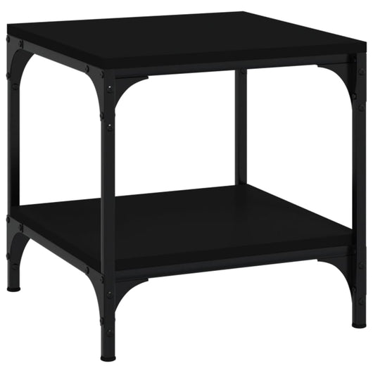 Tavolino Nero 40x40x40 cm in Legno Multistrato 819377