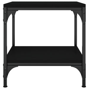 Tavolino Nero 40x40x40 cm in Legno Multistrato cod mxl 15573