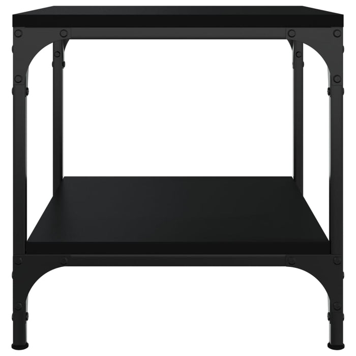 Tavolino-Tavolino da Soggiorno-Tavolino da Salotto Nero 40x40x40 cm in Legno Multistrato 128299