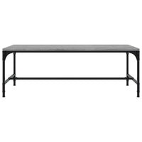 Tavolino da Salotto Grigio Sonoma 100x50x35cm Legno Multistrato cod mxl 12428