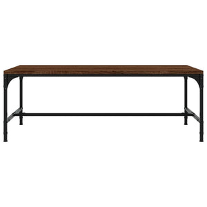 Tavolino da Salotto Rovere Marrone100x50x35cm Legno Multistrato cod mxl 17795