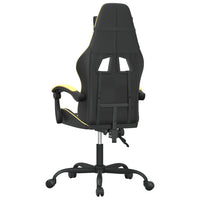 Sedia da Gaming Girevole Nera e Oro in Similpelle cod mxl 64500