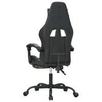 Sedia da Gaming Girevole Poggiapiedi Nero e Mimetico Similpelle cod mxl 76133