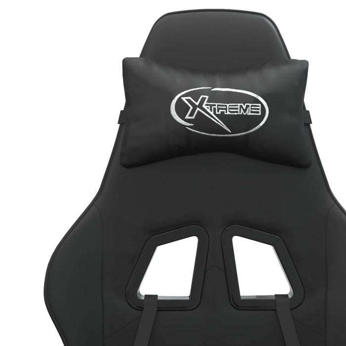 Sedia da Gaming Girevole Nera in Similpelle 349599