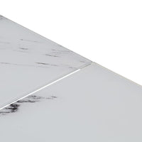 Tavolino Salotto Argento Acciaio Inossidabile Vetro Temperato 349947