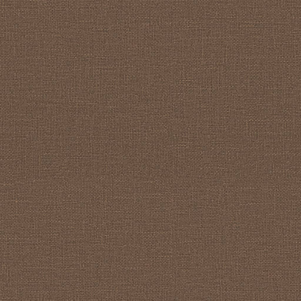 Poltrona da Ufficio Reclinabile Marrone in Tessuto 349636