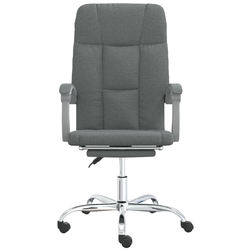 Sedia da Ufficio Reclinabile Grigio Scuro in Tessuto cod mxl 60356