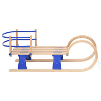 Slitta Pieghevole con Schienale 110 cm in Compensato cod mxl 65683