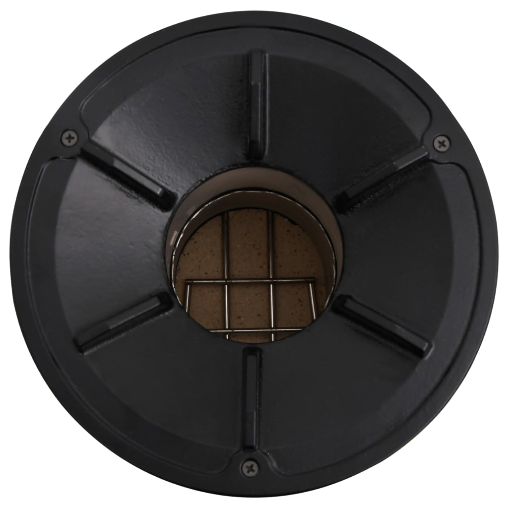 Stufa a Legna da Campeggio-Caminetto a Legna Argento 45x25x26 cm Acciaio