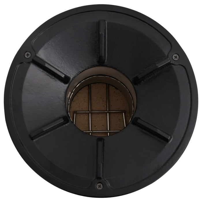 Stufa a Legna da Campeggio-Caminetto a Legna Argento 45x25x26 cm Acciaio