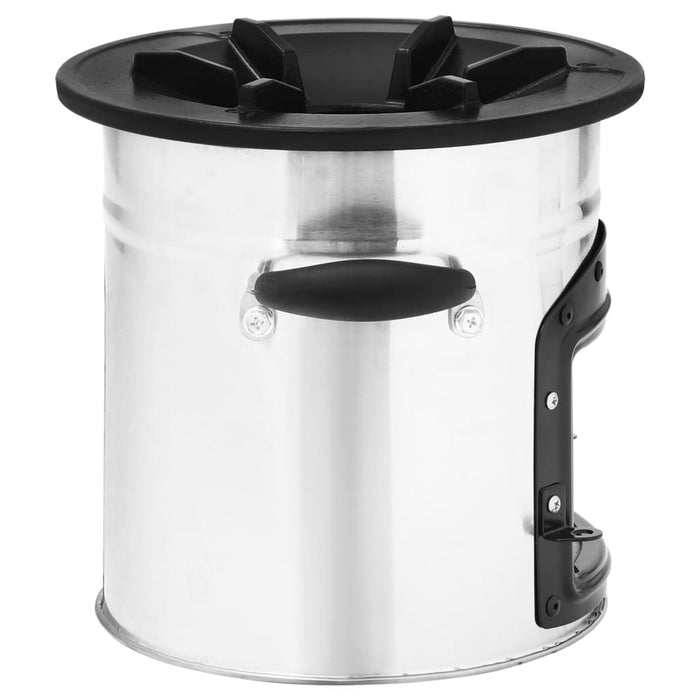 Stufa a Legna da Campeggio Argento 45,5x33x25,5 cm Acciaio Inox cod mxl 69877