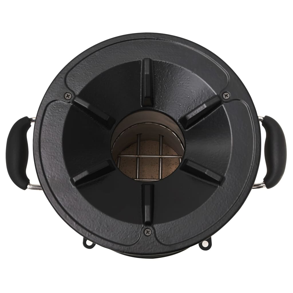 Stufa a Legna da Campeggio Argento 45,5x33x25,5 cm Acciaio Inox cod mxl 69877