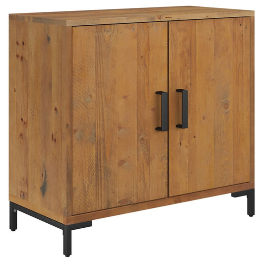 Credenza-Buffet-Armadio da cucina Marrone 75x35x70 cm in Legno Massello di Pino
