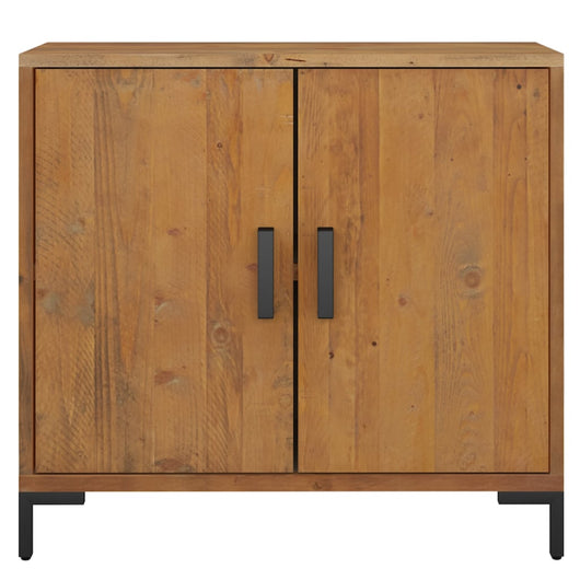 Credenza-Buffet-Armadio da cucina Marrone 75x35x70 cm in Legno Massello di Pino