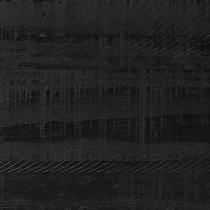 Credenza-Buffet-Armadio da cucina Nera 75x35x70 cm in Legno Massello di Pino