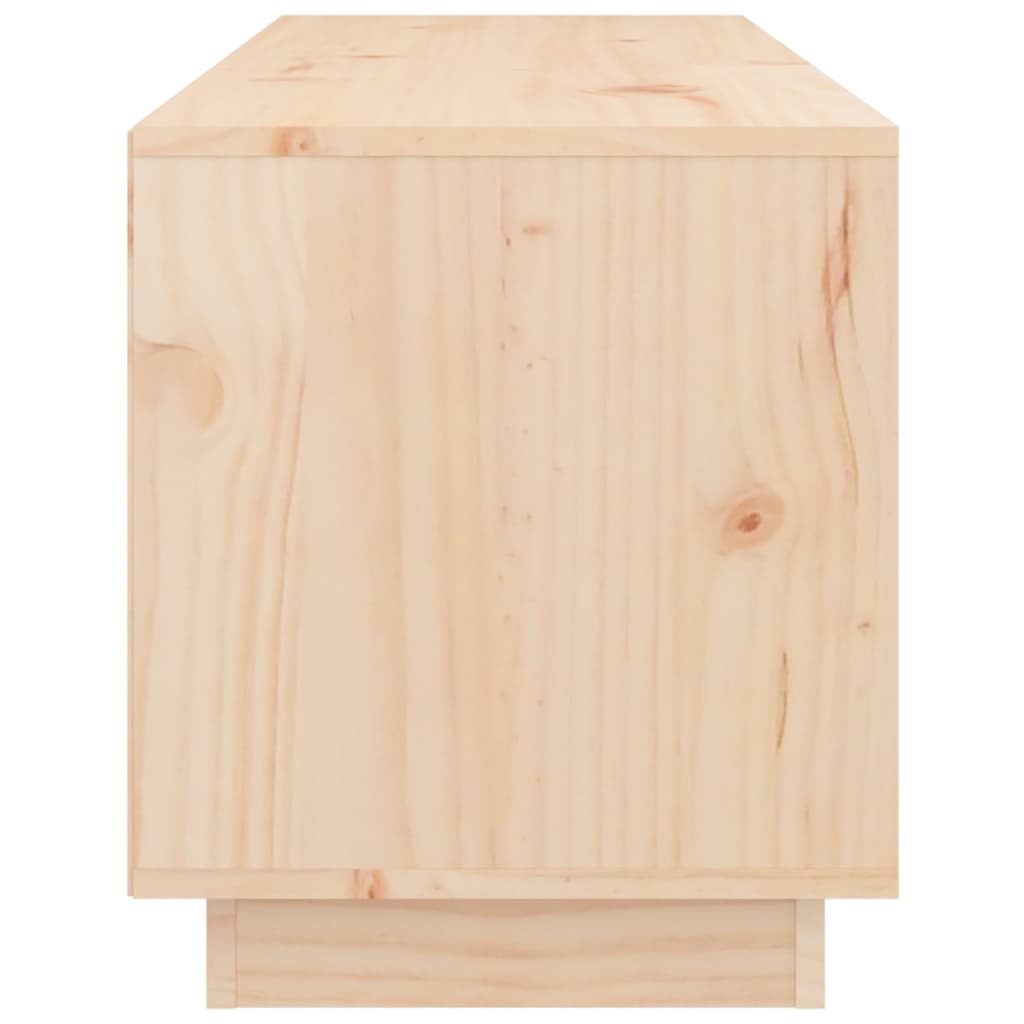Mobile Porta TV-Mobile per TV-Credenza TV 105x34x40 cm in Legno Massello di Pino