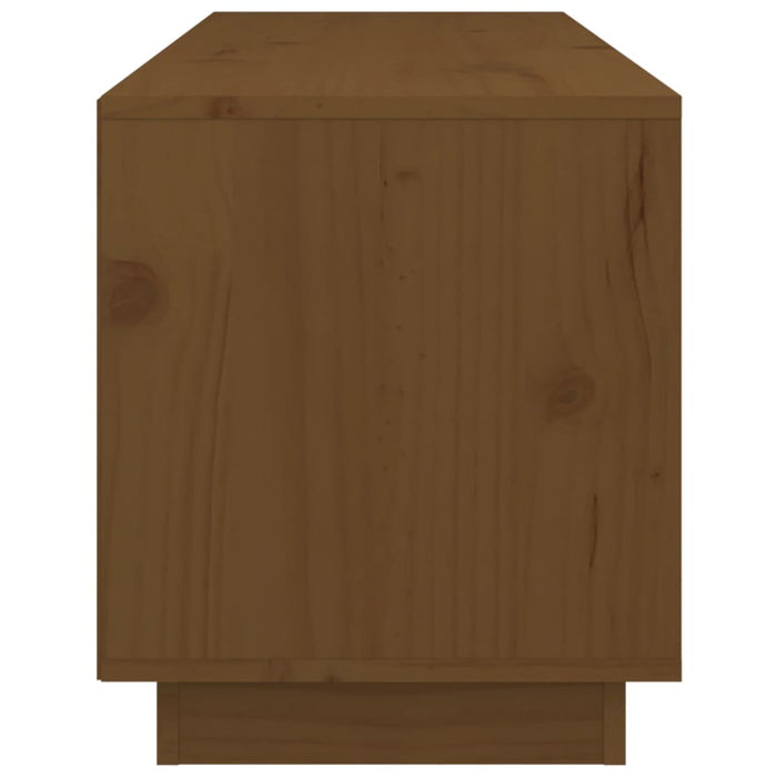 Mobile Porta TV ambra 105x34x40 cm in Legno Massello di Pino 818223