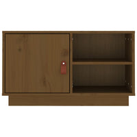 Mobile Porta TV ambra 70x34x40 cm in Legno Massello di Pino 818238