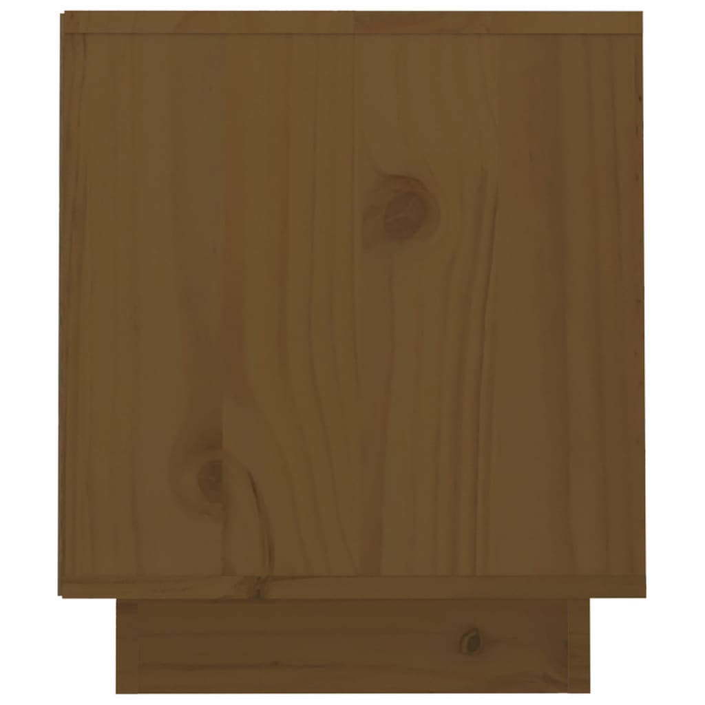 Mobile Porta TV-Mobile per TV-Credenza TV ambra 70x34x40 cm in Legno Massello di Pino