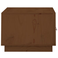 Tavolino da Salotto ambra 80x50x35 cm in Legno Massello di Pino 818253