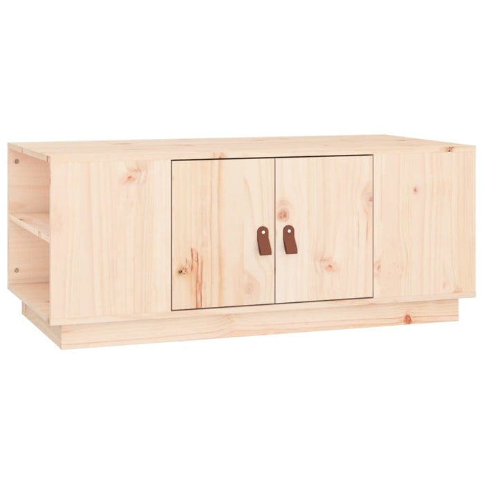 Tavolino da Salotto 100x50x41 cm in Legno Massello di Pino 818255