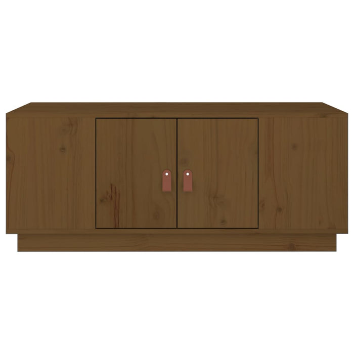 Tavolino da Salotto Miele 100x50x41cm in Legno Massello di Pino cod mxl 31543